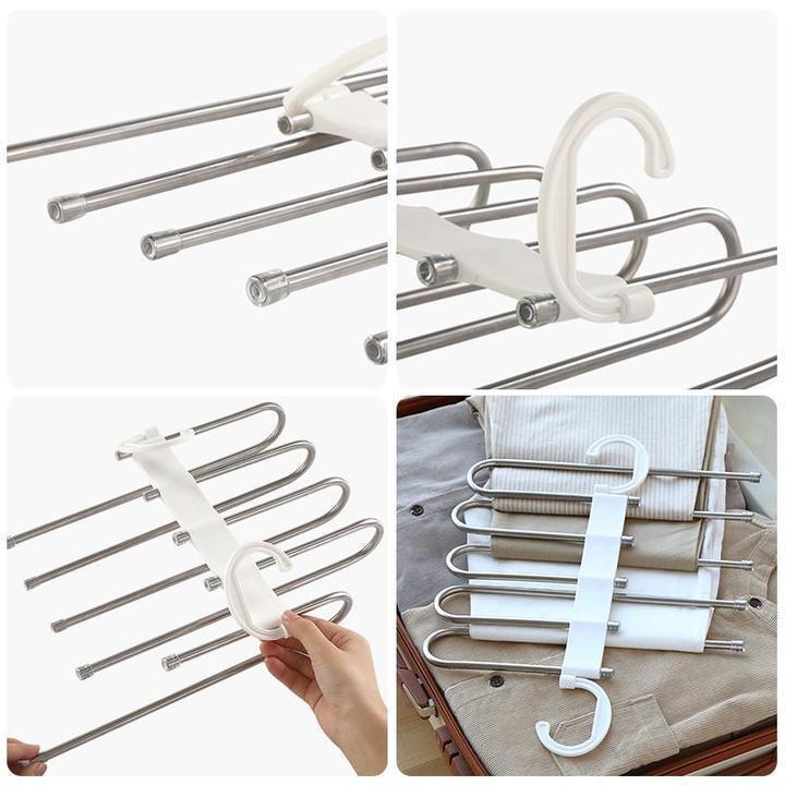 Plassbesparende multi-bukse hanger kleshanger | Luvikno