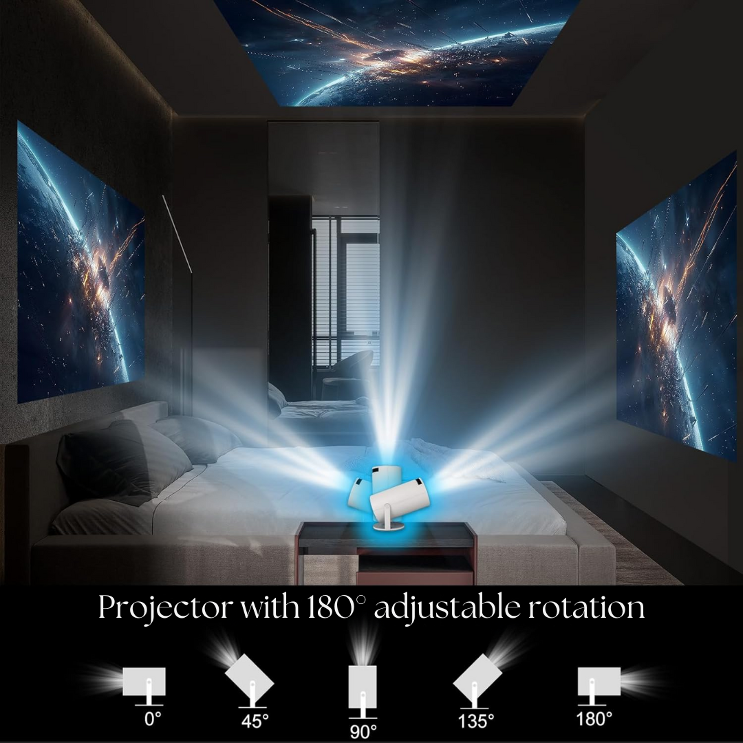 HD Smart 4k Prosjektor Luvikno