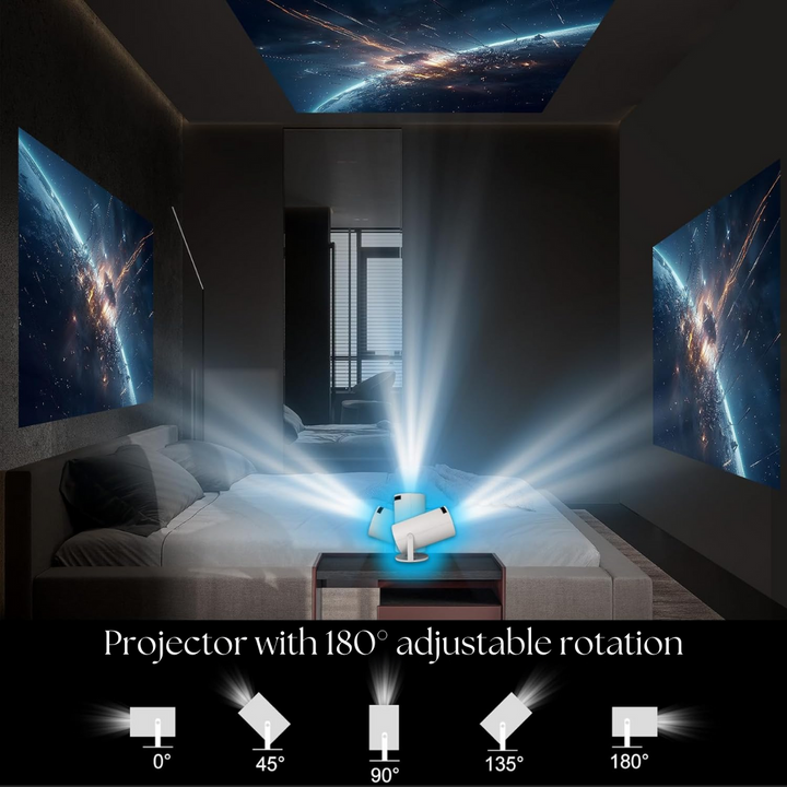 HD Smart 4k Prosjektor Luvikno