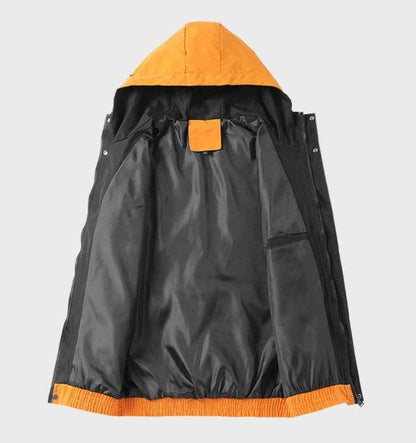 Luvik | Lämmin, kevyt takki, jossa on taskut, huppu ja naru