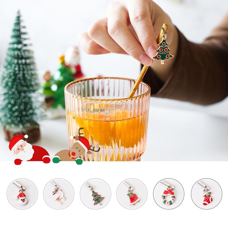 Juledekorasjoner for hjemmet - Julemetallskje gavepakke | Luvikno