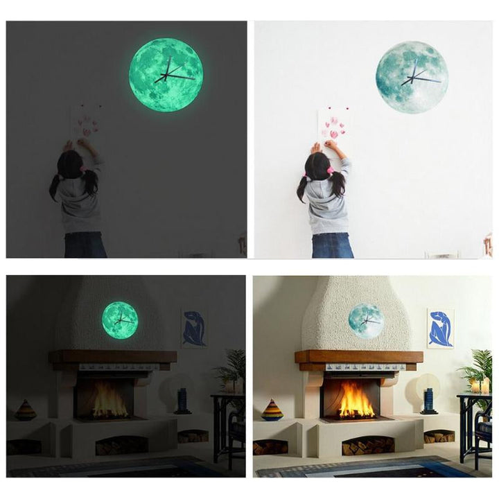 Luvikno | MoonLight - Belyst Design Klokke for Atmosfæriske Kvelder
