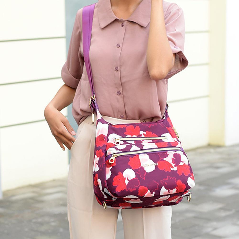 Bag med doble glidelåser, ryggsekk, håndveske og crossbody-veske | Luvikno