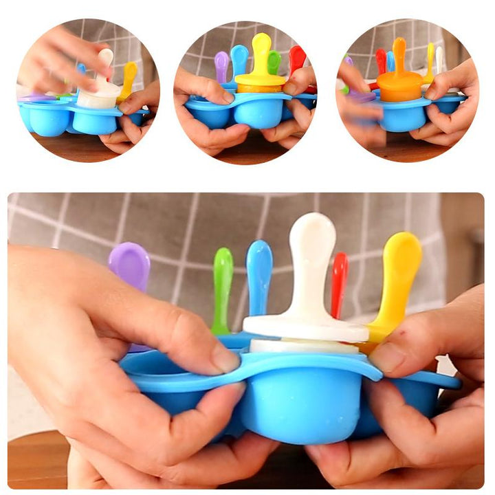 Mini silikon iskrem mold sett | Luvikno