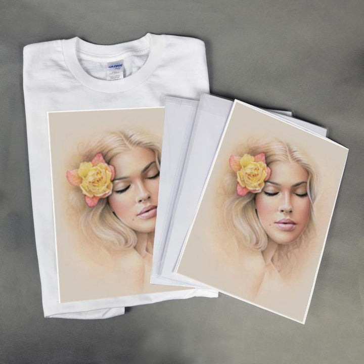 Craft Transfer Paper for Inkjet Printers (5 Sheets) | Luvikno