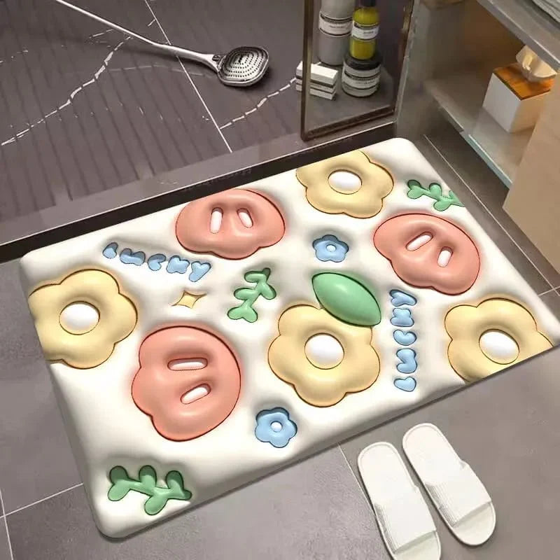 3D Visuell Anti-skli Absorberende Matte Luvikno