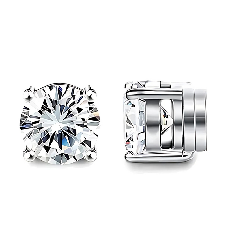 Premium Unisex Magnetisk Krystall Design Stud Øredobber Luvikno