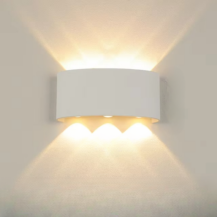 Moderne LED Vegglampe - Allsidig Innendørs Belysningsarmatur 4W, 6W, 8W Luvikno