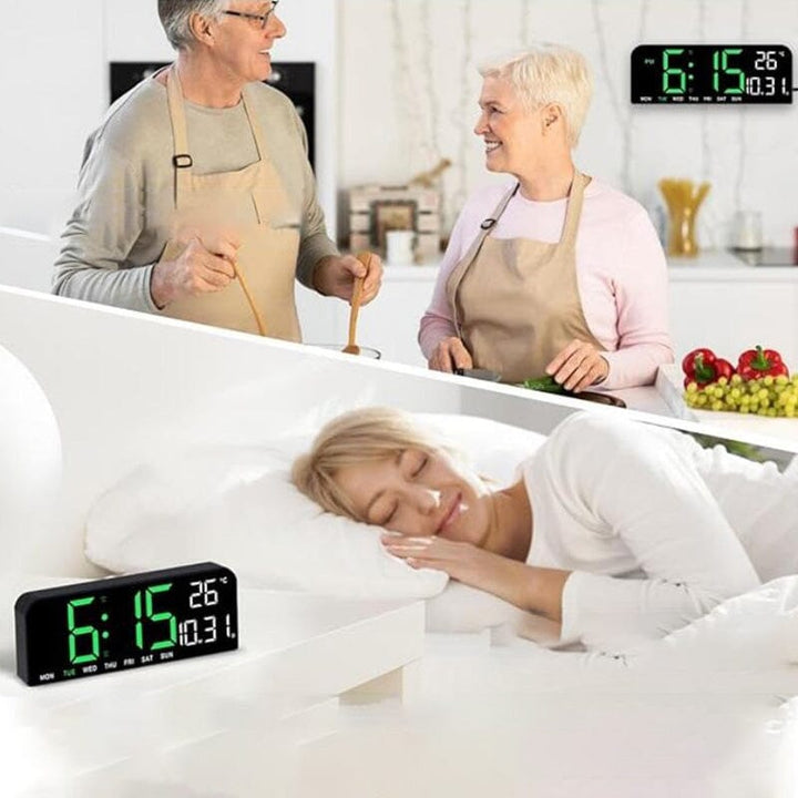 LED Digital Vekkerklok | Luvikno