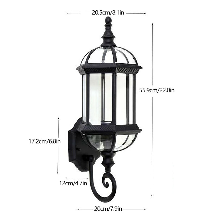 Industriell Vintage Vegglampe | Luvikno