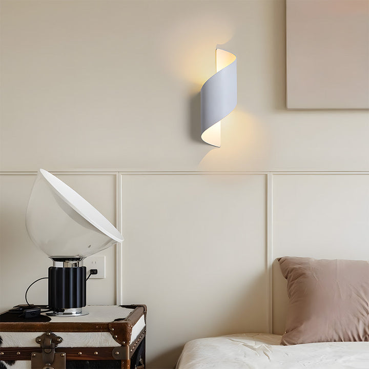 LED Vegglampe med minimalistisk aluminiumsdesign Luvikno