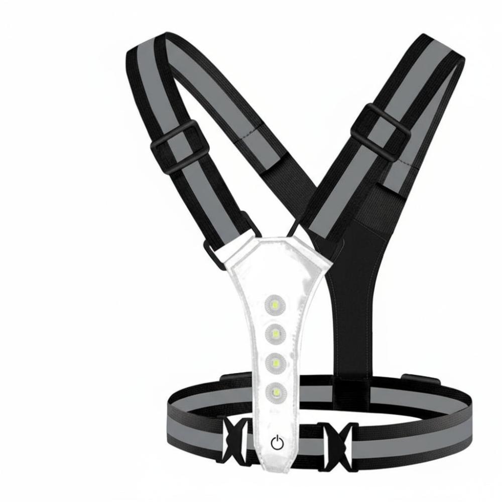 LED Sikkerhetsvest Pro – Refleksiv 360 Synlig Vest | Luvikno