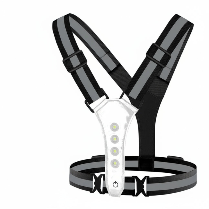 LED Sikkerhetsvest Pro – Refleksiv 360 Synlig Vest | Luvikno