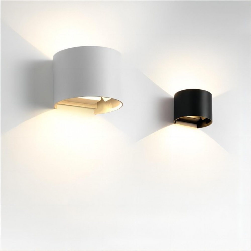 Luvikno | Lumière Royale - Stilren moderne LED kubevegglampe (Hvit)