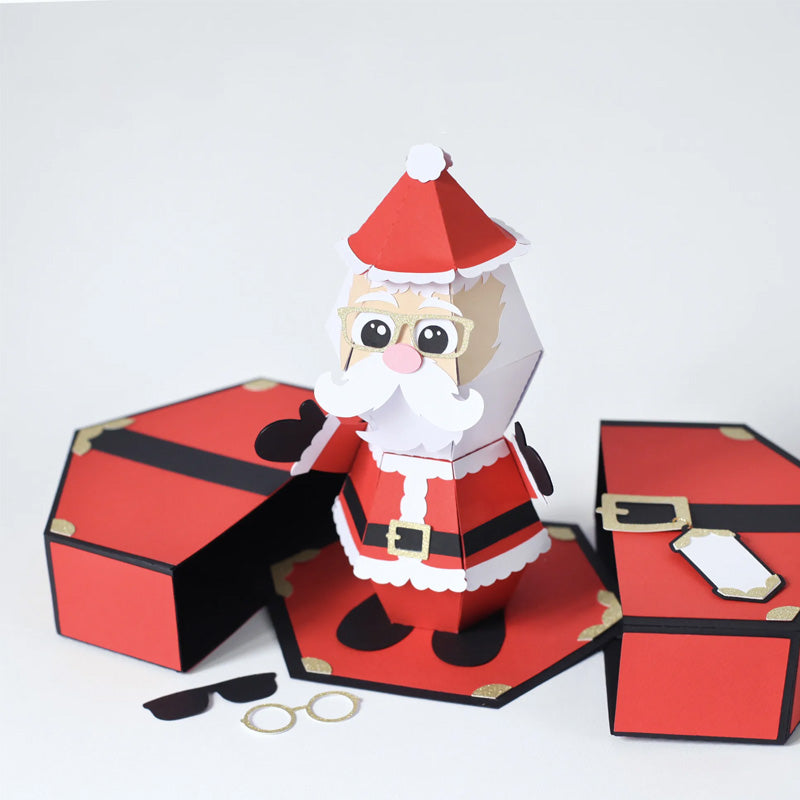 3D Pop-Up Card for the Santa Claus Prank | luvikno