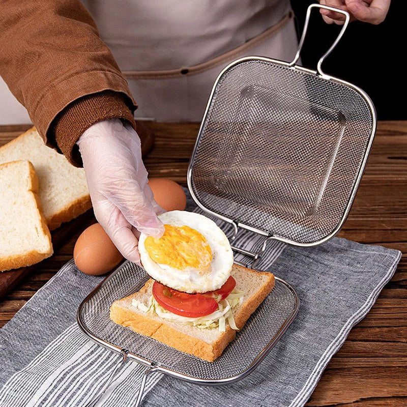 Bærbar Sandwich Riste Rack | Luvikno