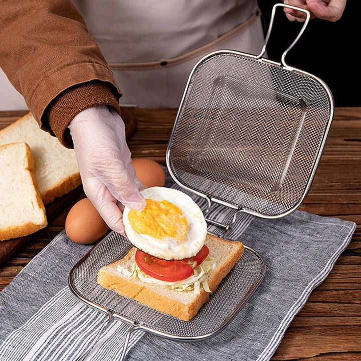 Bærbar Sandwich Riste Rack | Luvikno