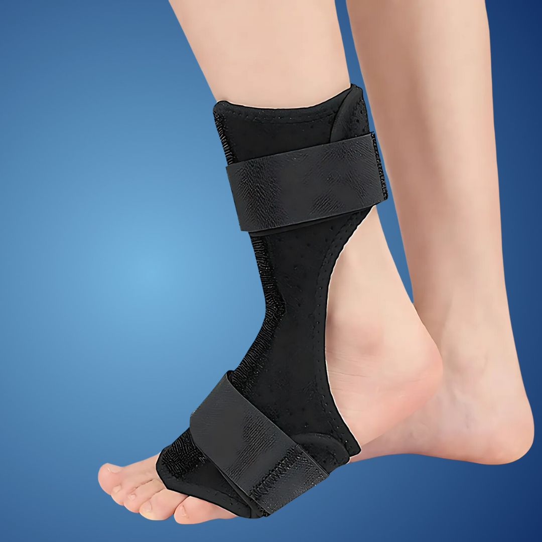 StrideGuard Drop Foot Brace Support | Fot- og Ankelstøtte - Hever Frontfot - Forbedrer Ganglag - Reduserer Fall - Lindrer Smerte for Mobilitetshjelpemiddel Luvikno