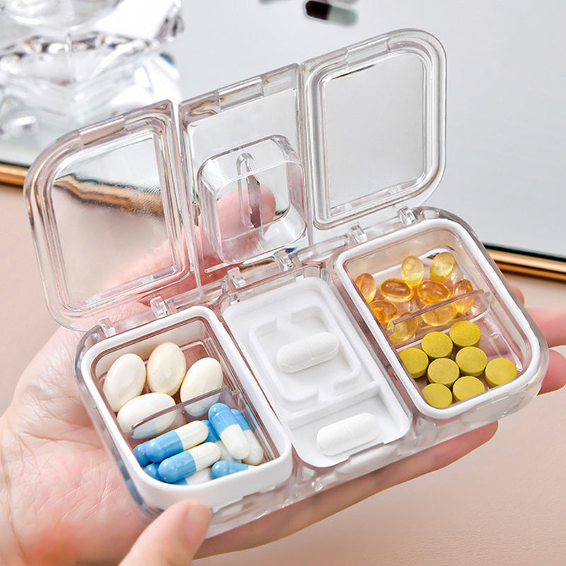 Rektangulær Pill Case Organizer Beholder | Luvikno