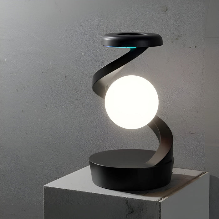 Moderne skrivebordslampe med roterende ball Luvikno