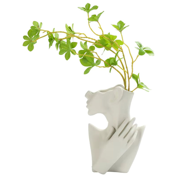 Ansiktsform Keramisk Design Vase Luvikno
