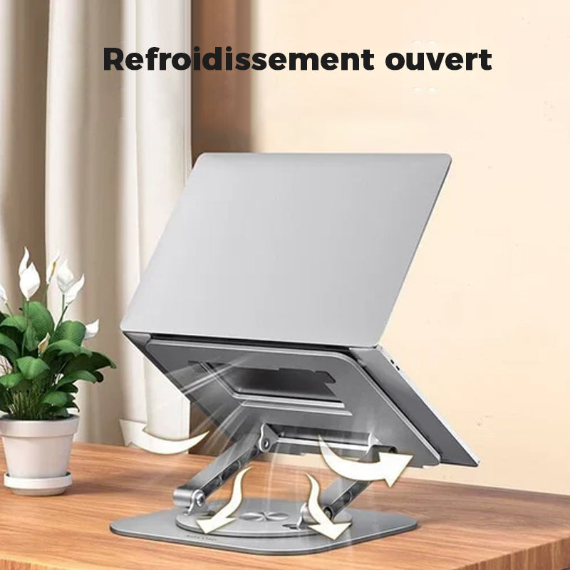 Støtte for bærbar PC i aluminiumlegering | Luvikno