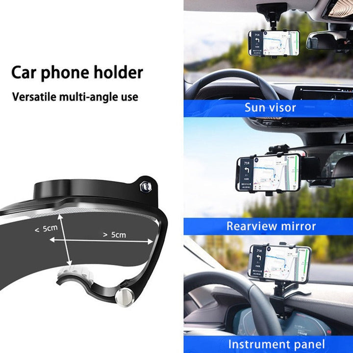 Multifunksjonell Bil Dashbord Mobiltelefonholder | Luvikno