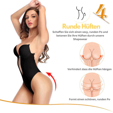 Luvik | Selkä avoin Saumaton Shapewear Rintaliivit