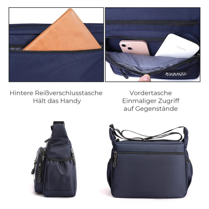 Herre messenger bag med flere lommer | Luvikno