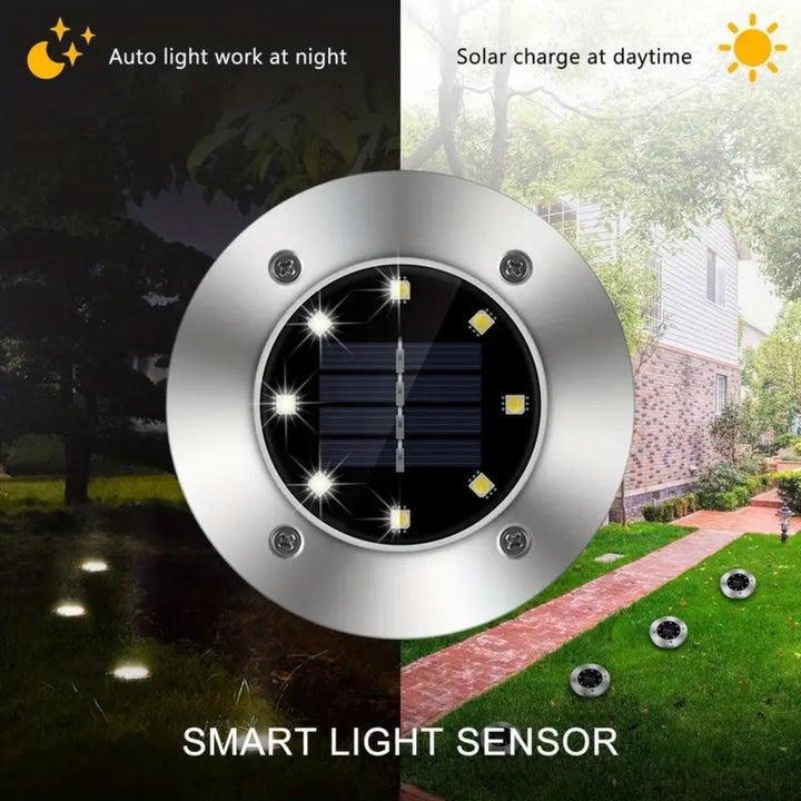 Solar Ground Lights – LED Banelys for Hage | Luvikno