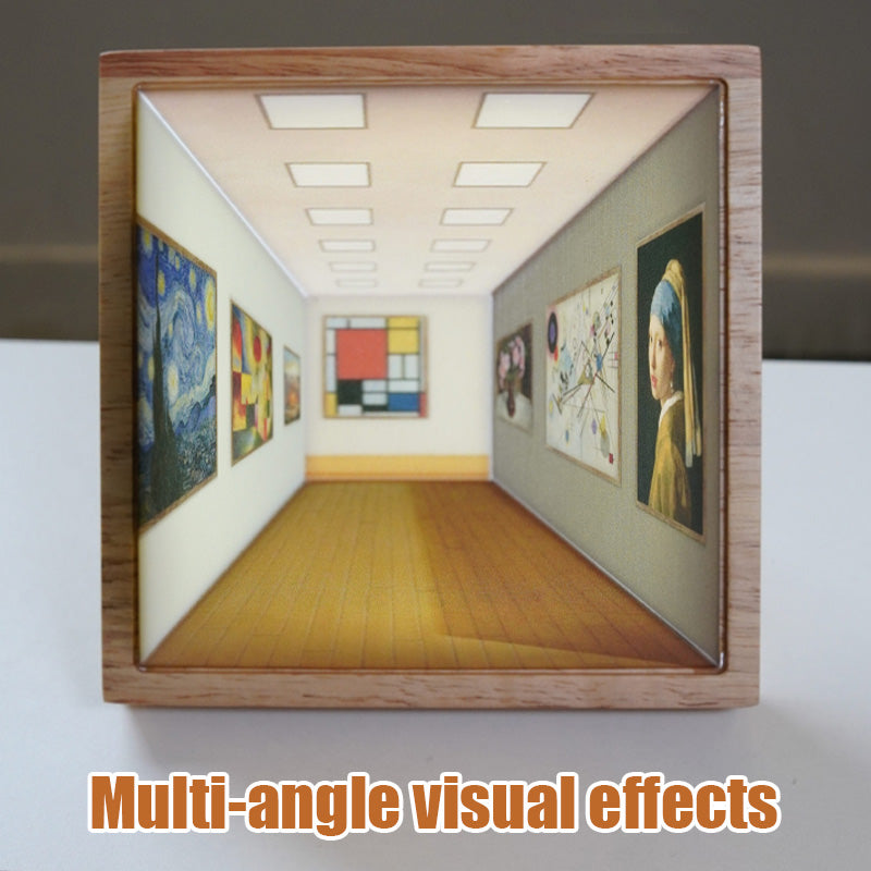 3D-Naked Eye Vision Vegglampe | Fantastisk Vegg Ambiance | Luvikno