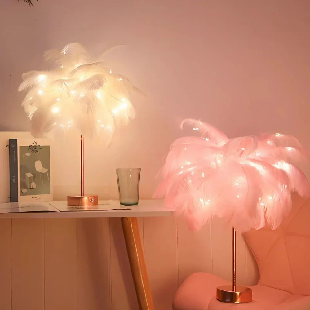 Atmosfærisk Fjær Palm Tre Lamp - LumaPalm | Luvikno