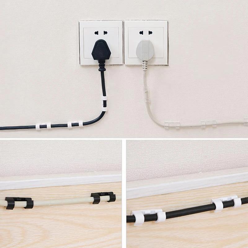Selvheftende Wire/Kabel Klips i Plast | Luvikno