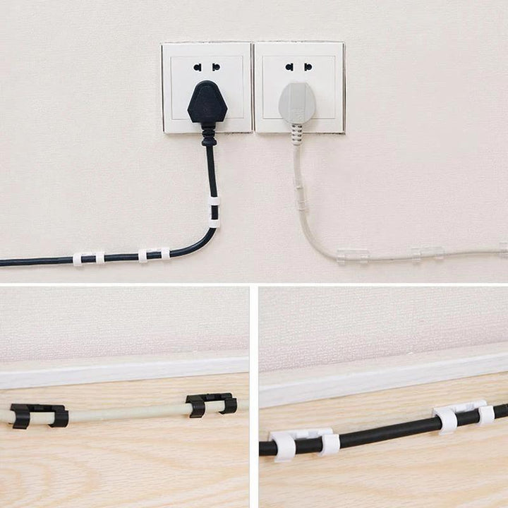 Selvheftende Wire/Kabel Klips i Plast | Luvikno