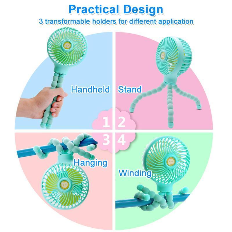 Mini Deformable Portable Fan | Luvikno