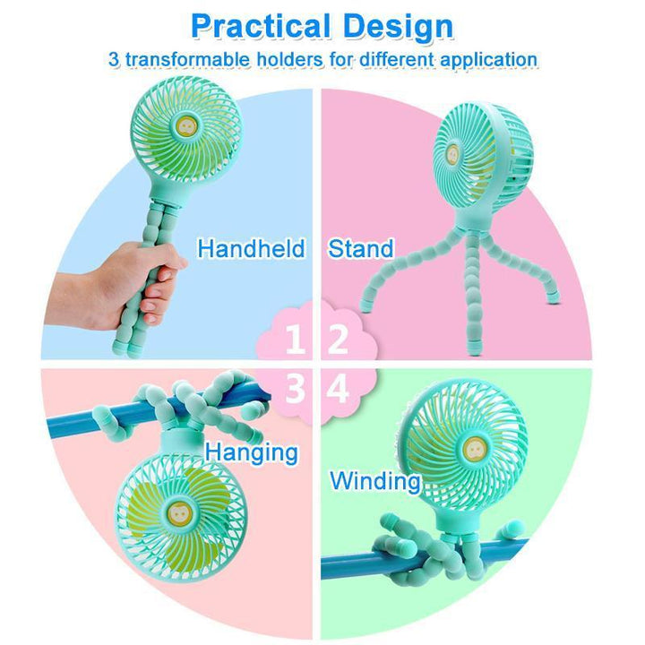 Mini Deformable Portable Fan | Luvikno