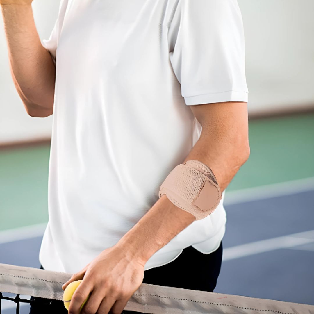 ElbowEase | Tennis Albeband – Justerbar Kompresjon – Pustende Lettvektsdesign – Sports & Arbeidsstøtte Luvikno