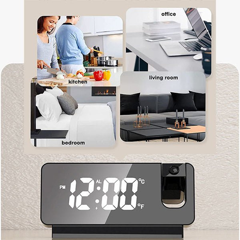 Smart Digital Projection Clock | Luvikno