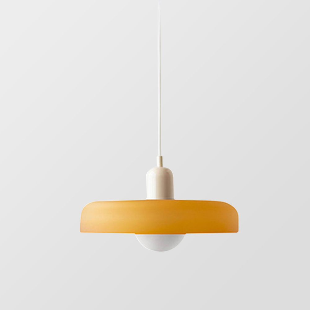 Farget glass pendellampe - BauLume | Luvikno