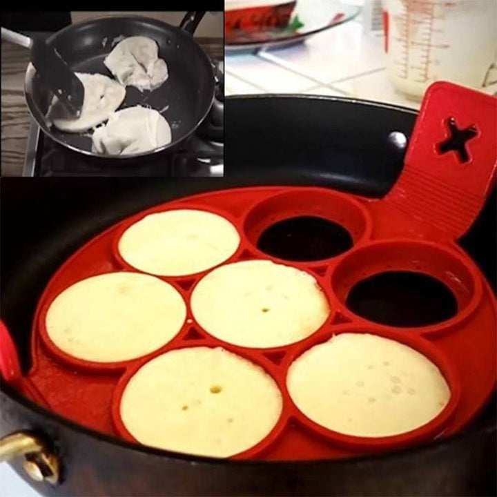 Non-stick Silikon Pannekake Form Ring | Luvikno