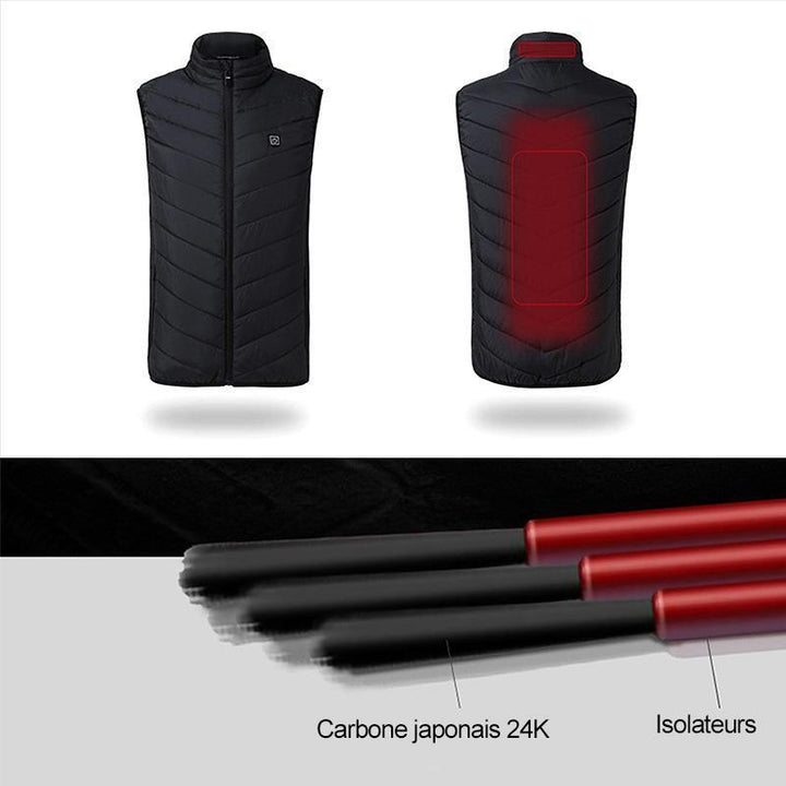 Men's heated vest insulated | luvikno