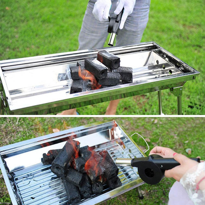 Bærbar håndblåser for grilling | Luvikno
