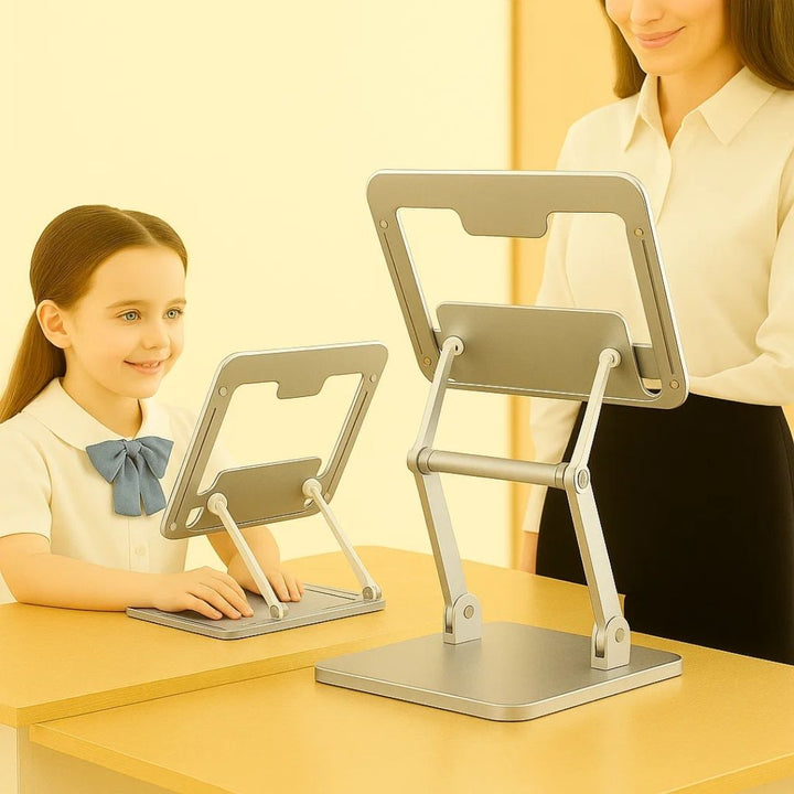 ReadEase | Justerbart Lese Stativ – Ergonomisk Nakkeavlastning – Sammenleggbart Kompakt Design – For Hjem, Kontor & Skrivebord Komfort Luvikno