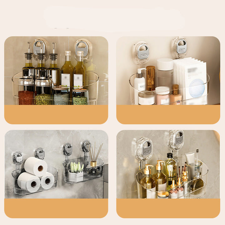 Luvikno | Opalys | Oppbevaringsgitter med sugekopp – effektiv drenering – elegant design