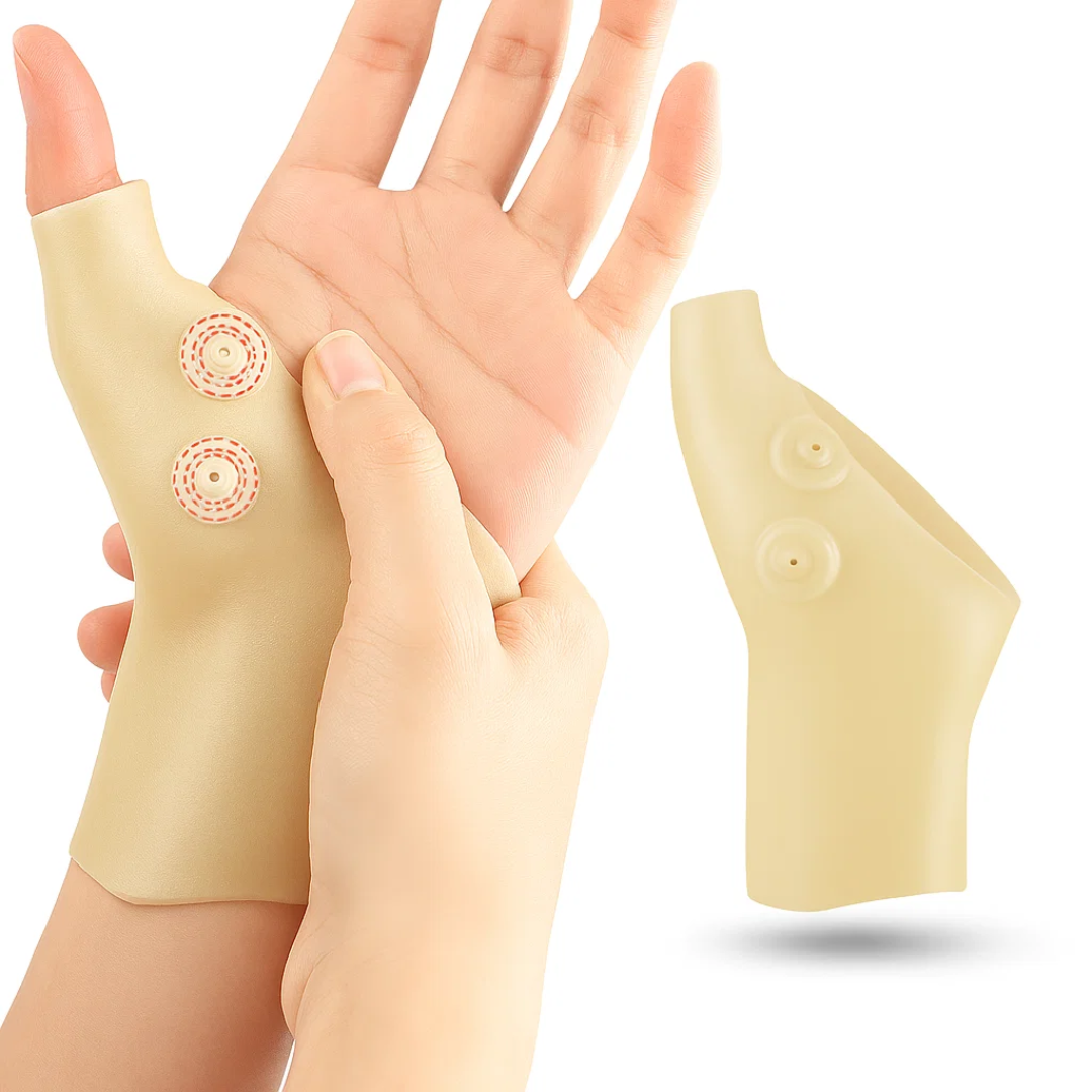 Smertelindring + Kompresjon – Non-Slip Silikon – Artritt & Leddstøtte for Hverdagskomfort Luvikno