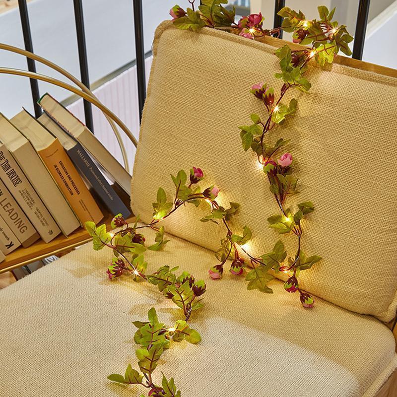 Luvikno | Rheinwing™ Solcelle Rattan LED Lys