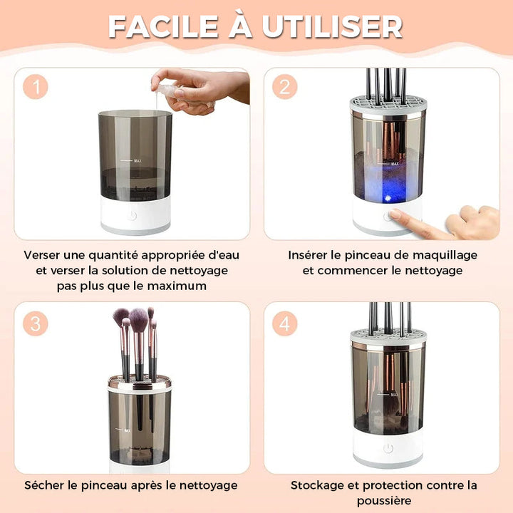Electric Makeup Brush Cleaner | luvikno