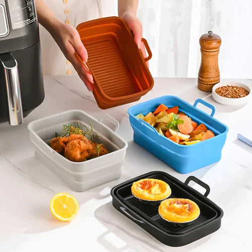Foldbar Air Fryer Silikon Bakepanne | Luvikno