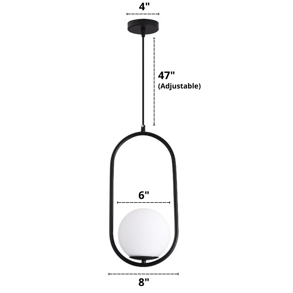 Nordic Glass Pendant Lamps | Luvikno