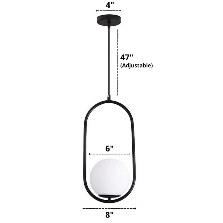 Nordic Glass Pendant Lamps | Luvikno